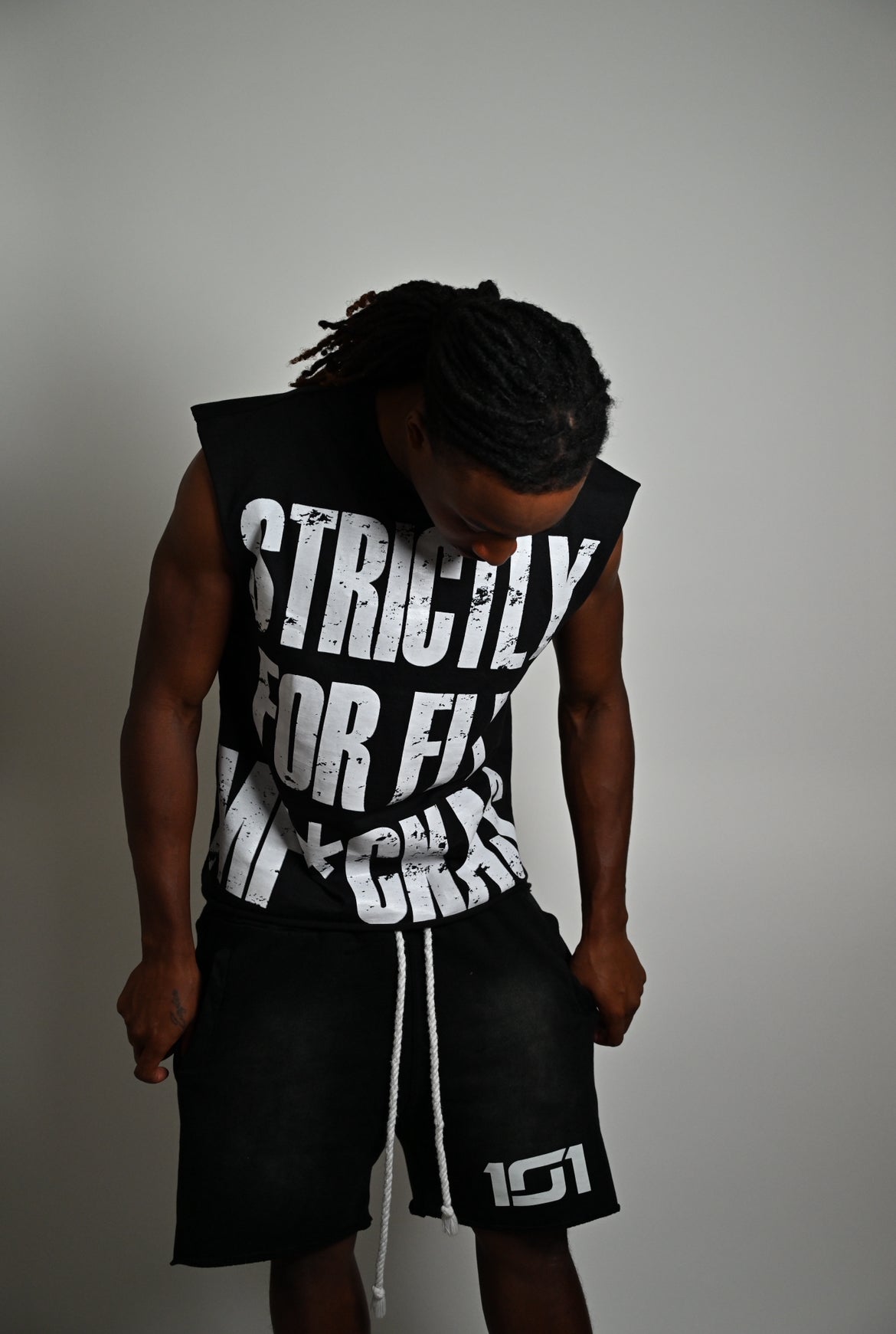 Black Sleeveless SFFM Shirt