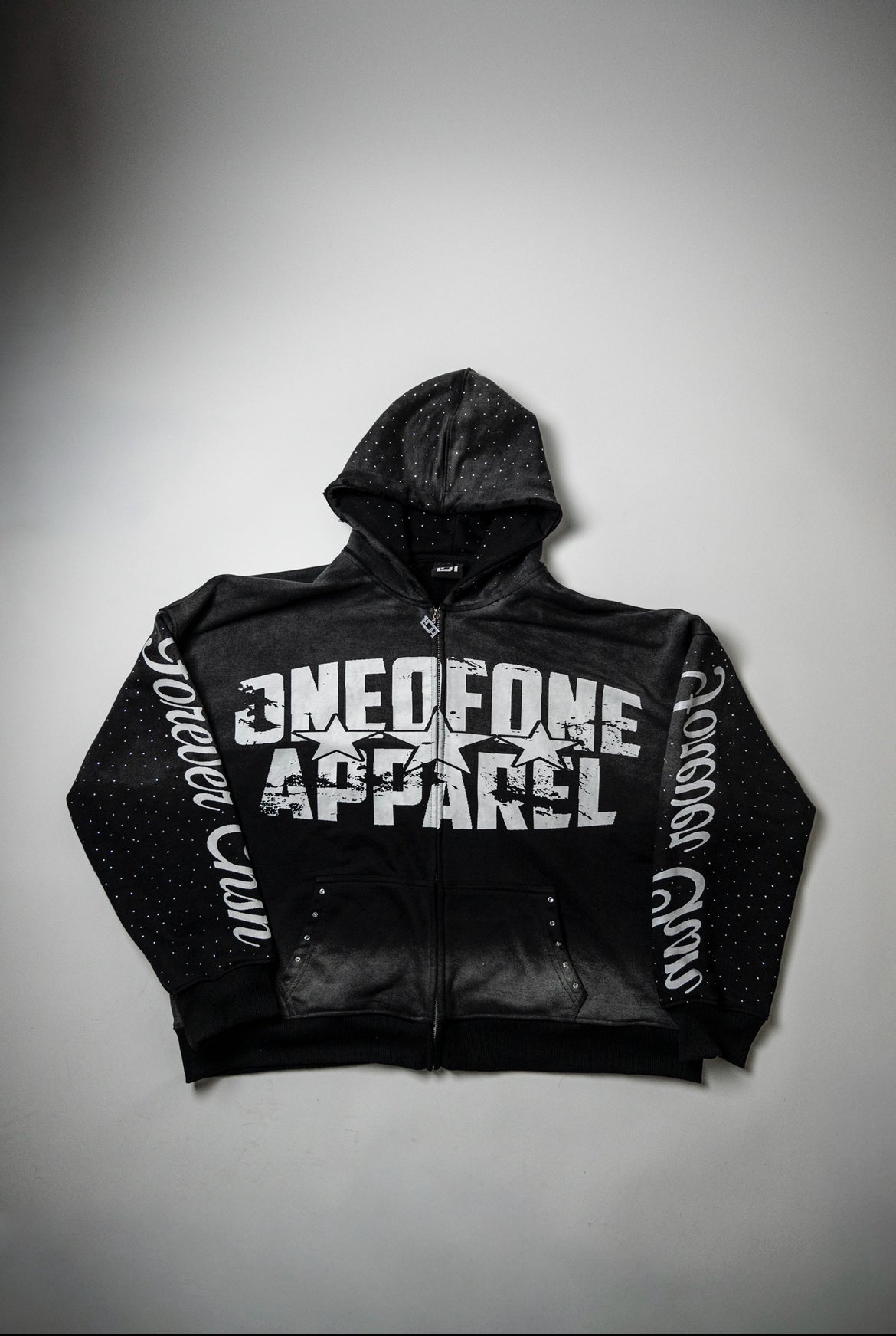 “ Forever Chsn “ Rhinestone Hoodie