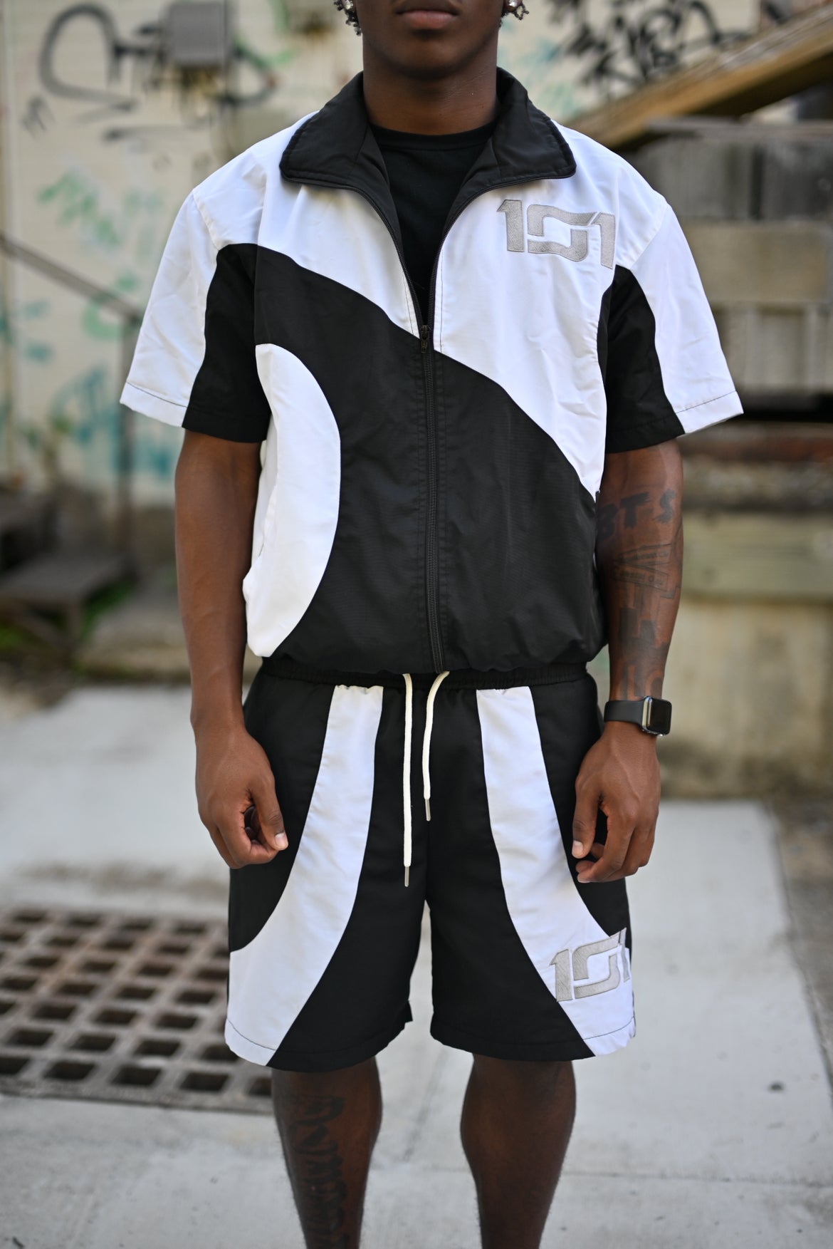 Nylon Shorts Set