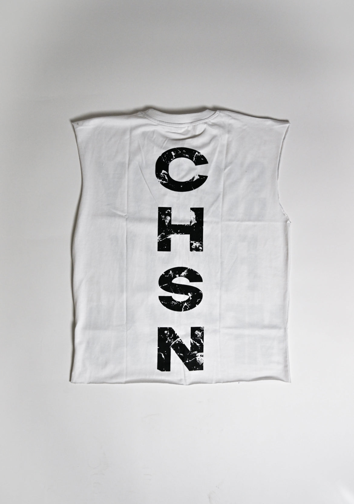 White Sleeveless SFFM Shirt